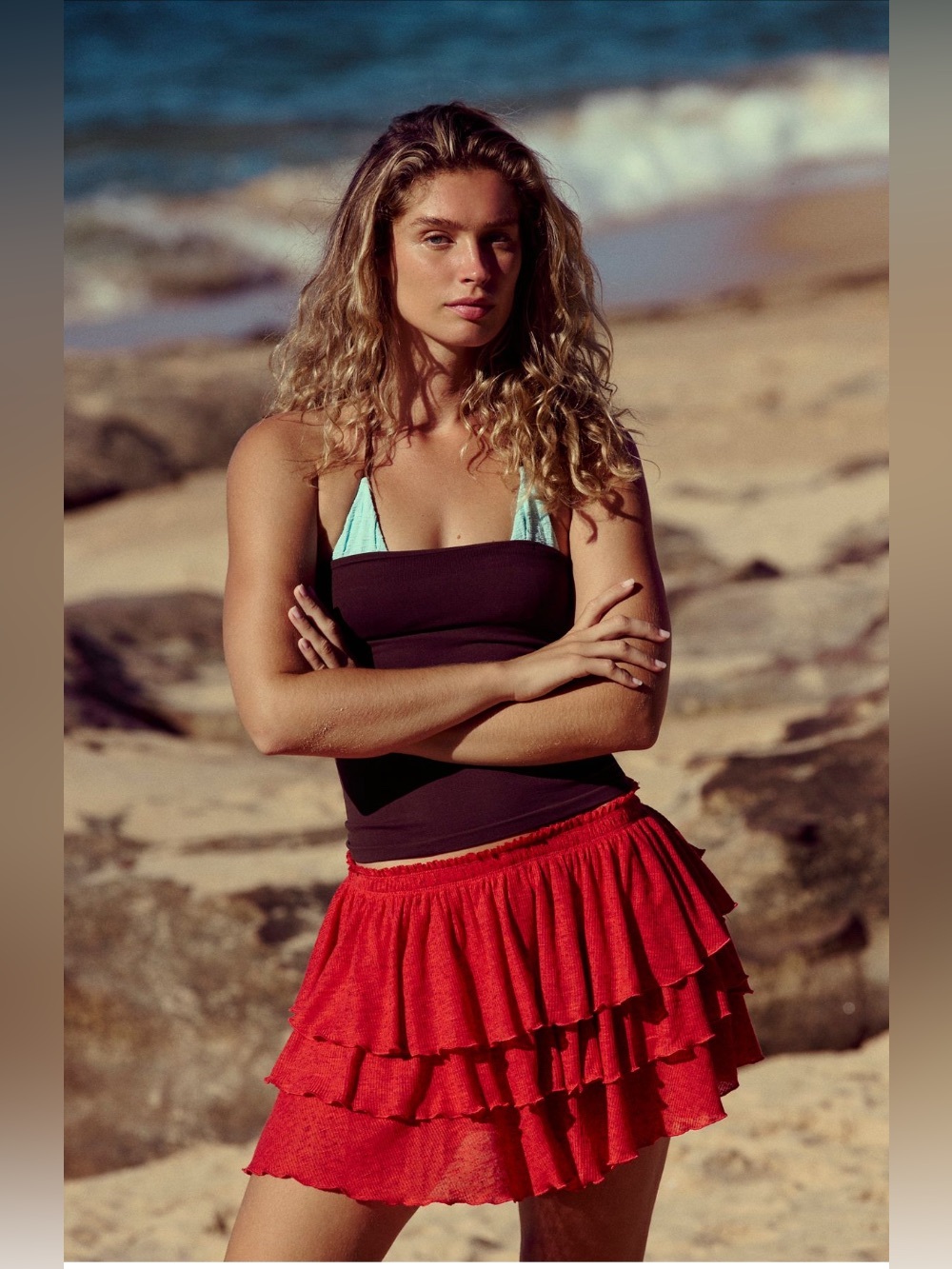 Free People Free-est | Mila Skort | Fiesta Red | Medium